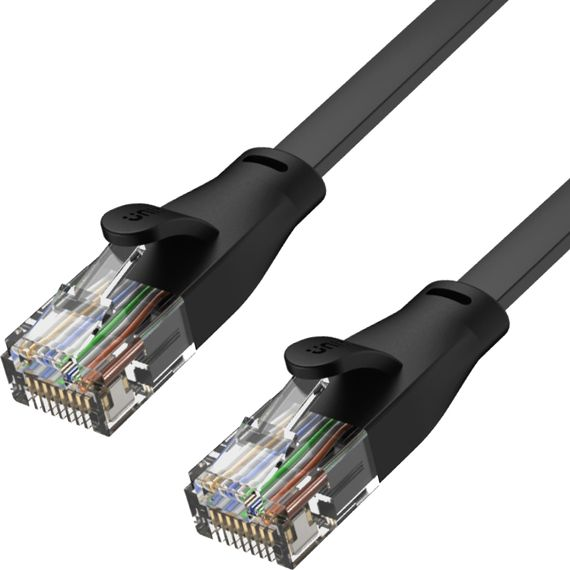 Unitek RJ45 - RJ45, Cat.6, 0,5m, czarny (C1808GBK) (C1808GBK)